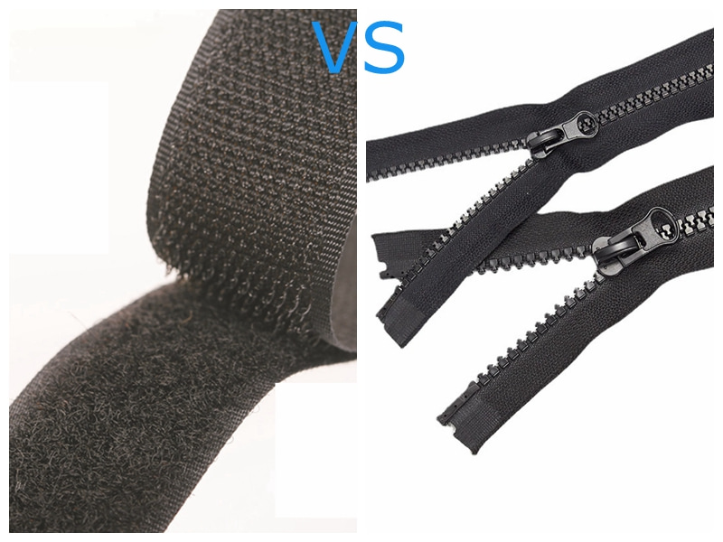 Fermeture auto-agrippante ou fermeture éclair : laquelle est la meilleure ?